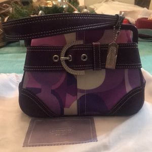Coach Mini Purple Purse